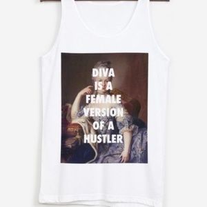 4/$20 Diva Tank Top Hustler